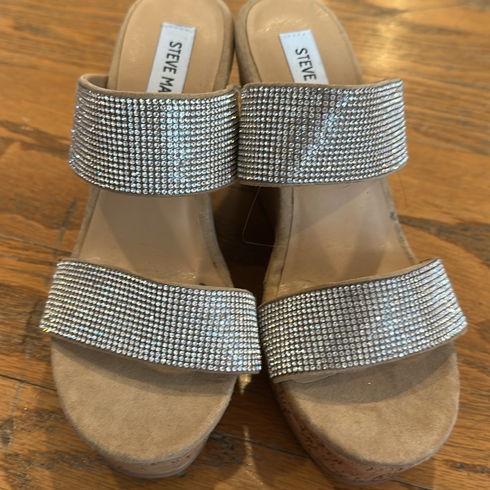 Steve Madden Sandro Embellished Sandals - Picture 5 of 6